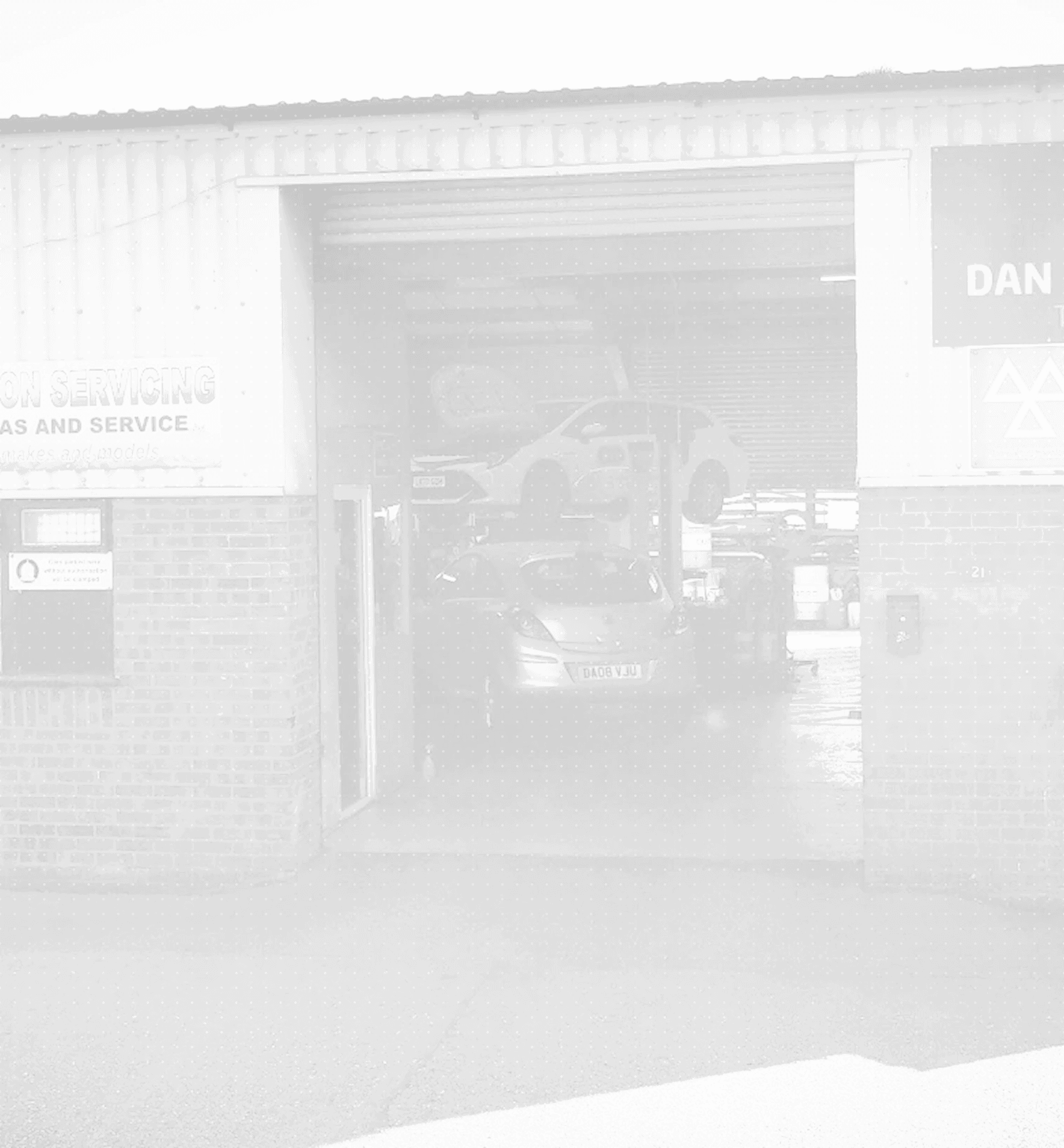 Professional automotive workshop