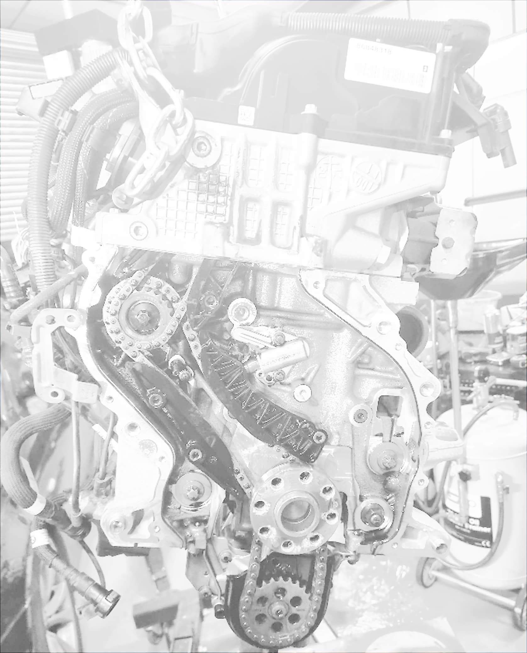 Automotive workshop background